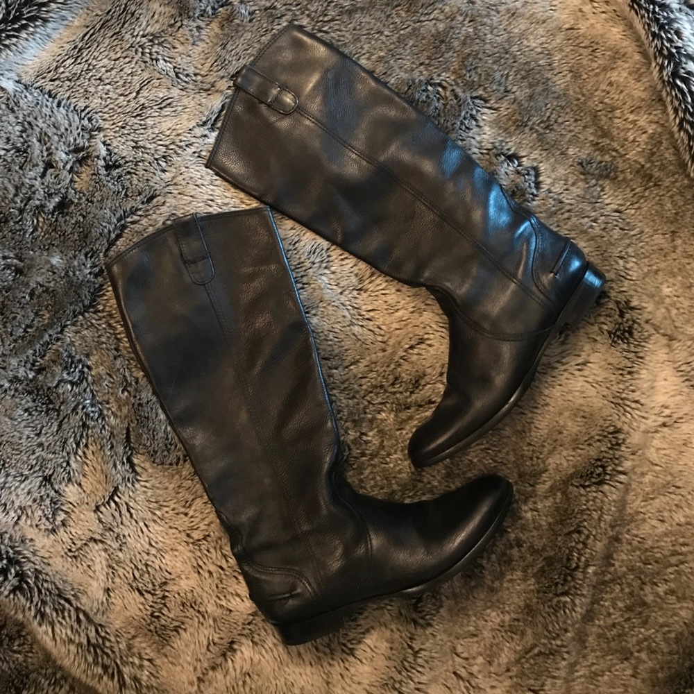 Madewell Tall Black Riding Boots