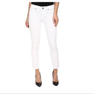 Paige Verdugo ankle white skinny jeans