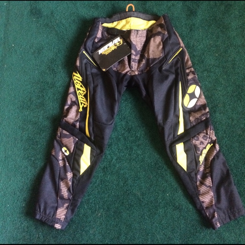 Child motorcycle riding pants.