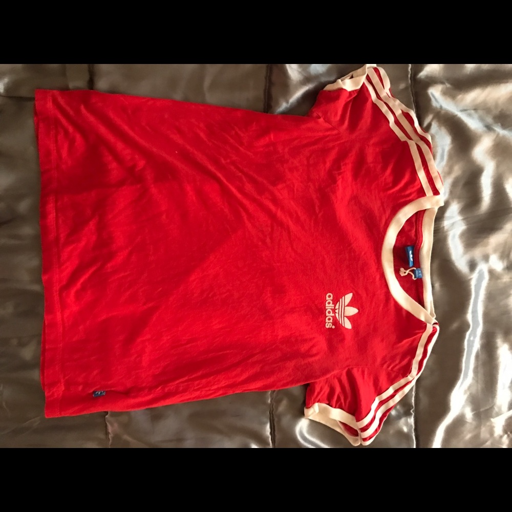 Red Adidas Top
