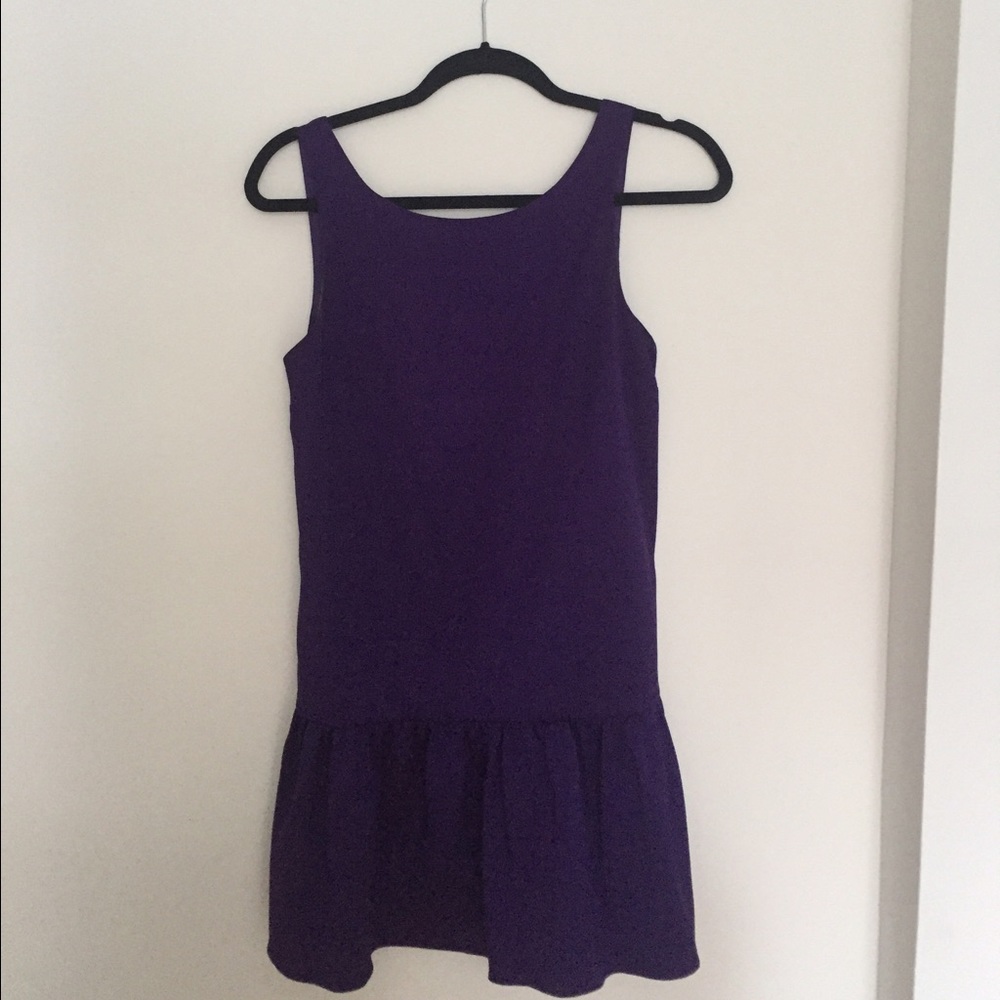 Purple BCBGeneration Shift Dress