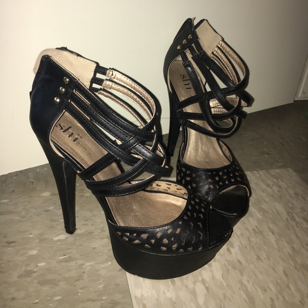 Black heels