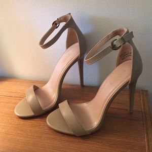 Nude Strappy Heels