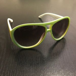 Juicy Couture Green and White Women's Sunglasses