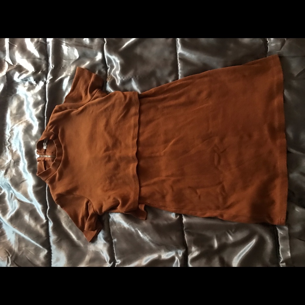 Dark Orange Dress