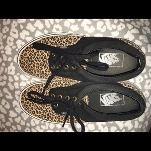 Cheetah print vans