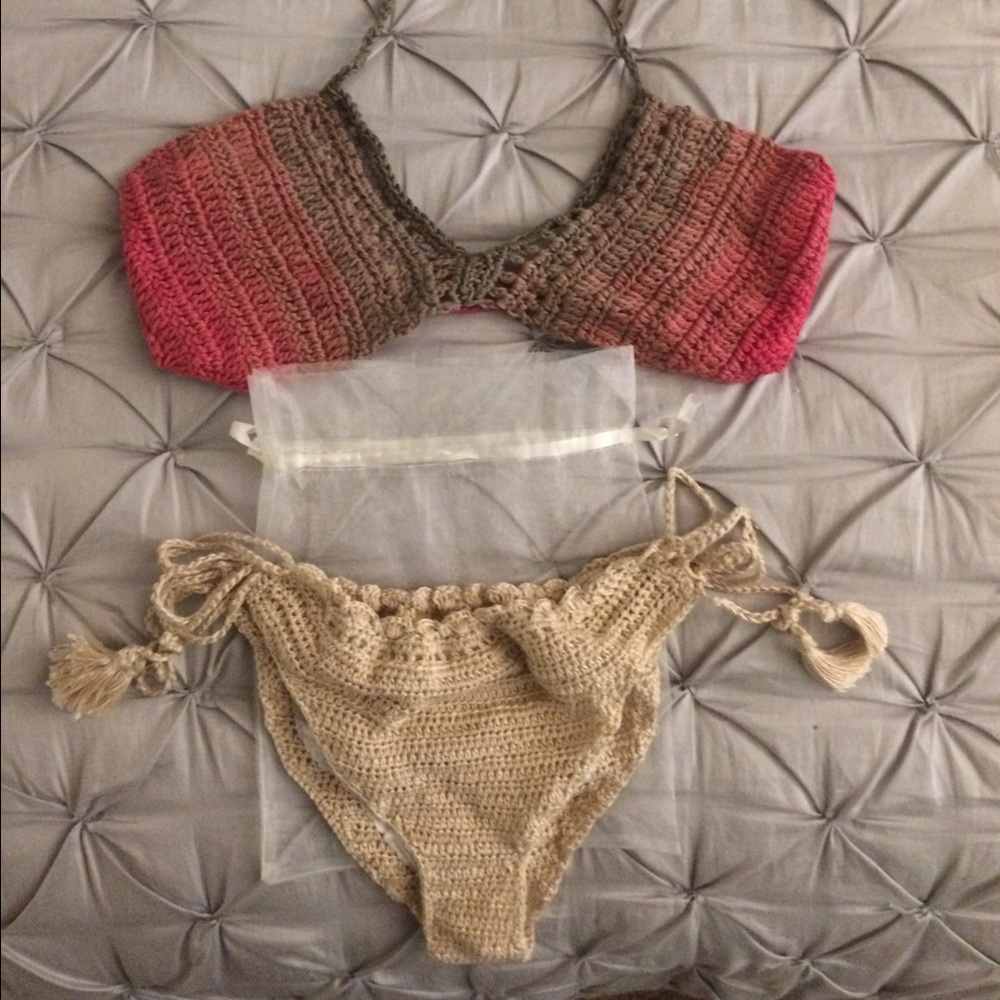 Crocheted bikini