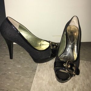 Black Guess heels