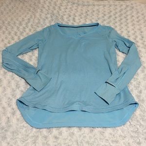 Blue lululemon long sleeve t shirt