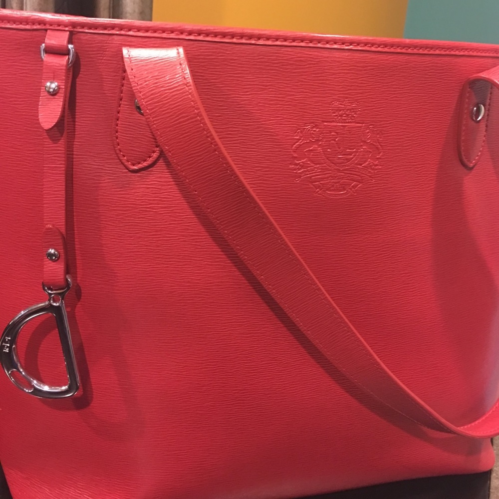 Ralph Lauren Red Tote