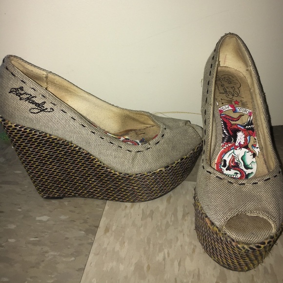 Ed Hardy Shoes - Ed Hardy Wedges