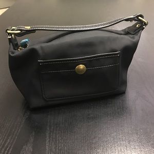 Coach Small Black and Teal Purse