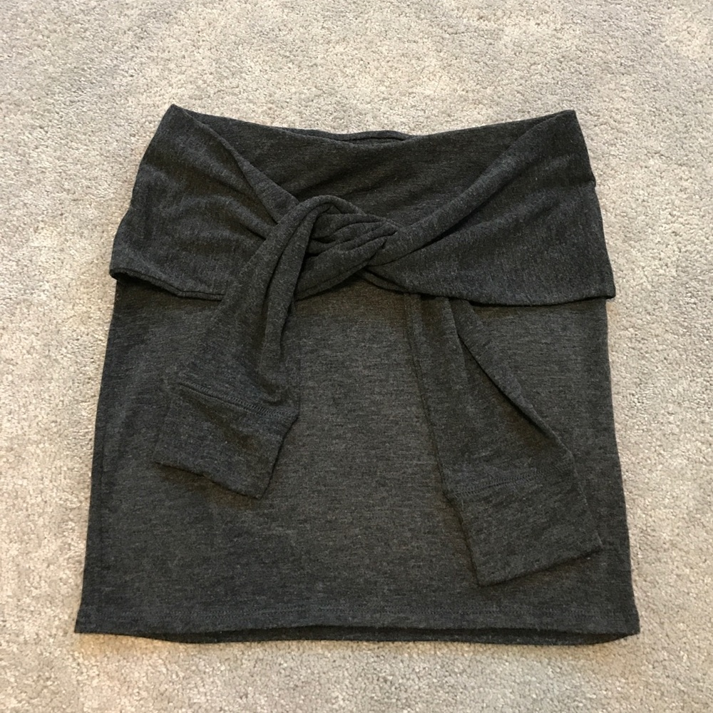 Forever 21 Mini Skirt w/ Front Tie - Small