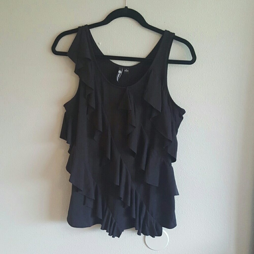 Cotton ruffled top