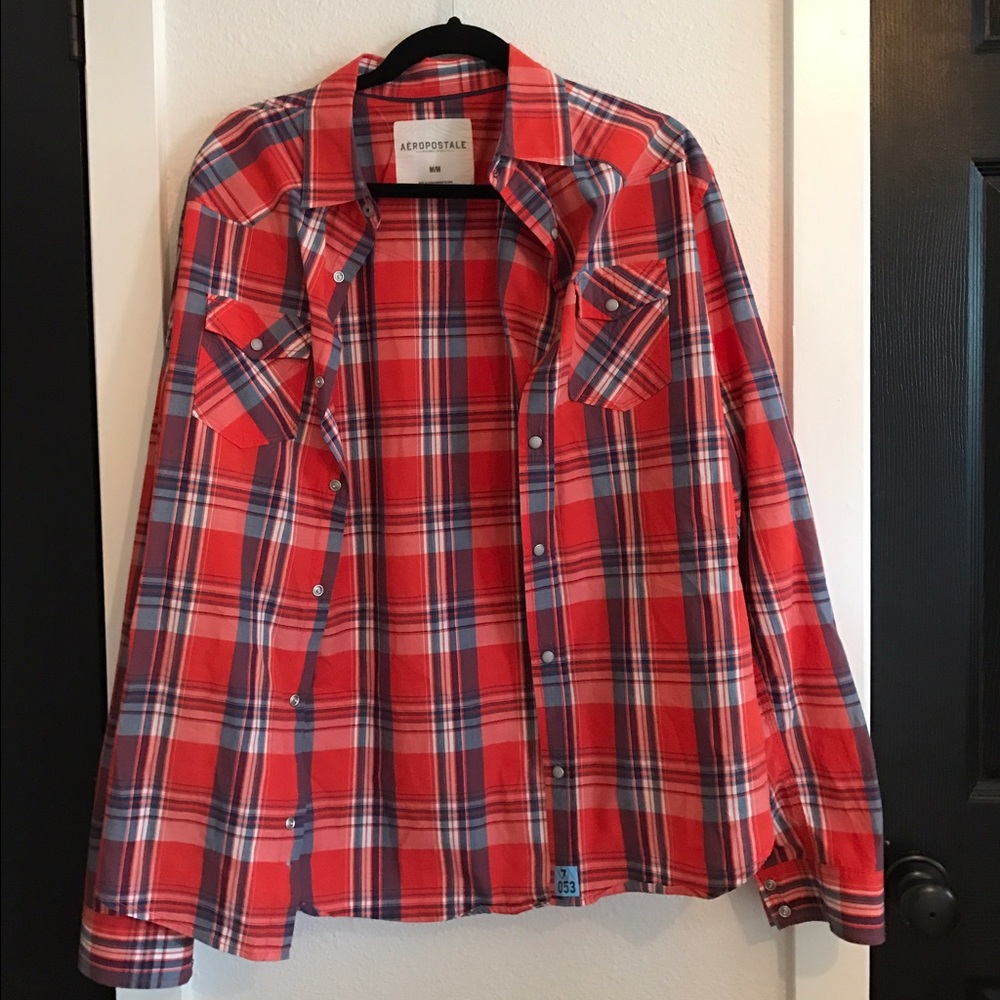Red plaid flannel
