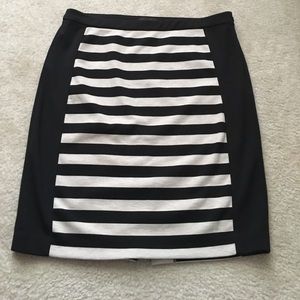 Striped Pencil Skirt