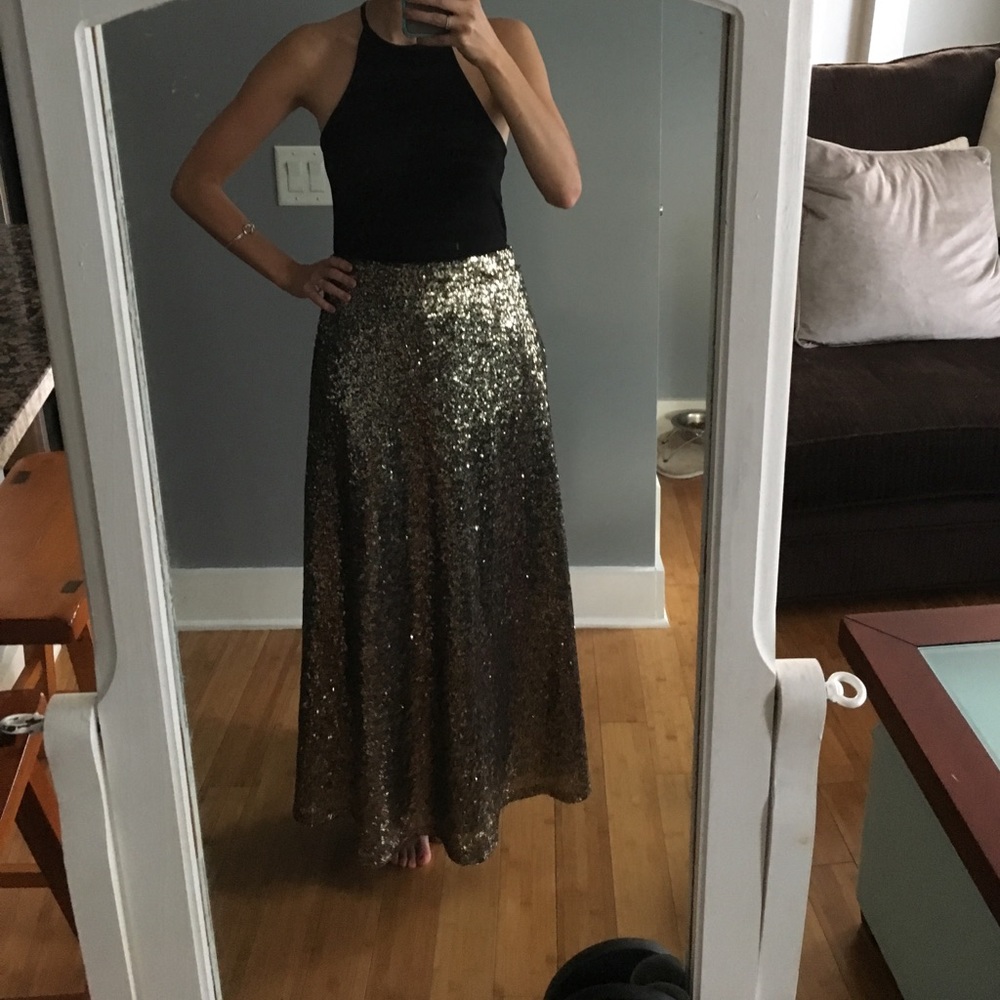 Chealsea & Violet XS brand new sequin maxi skirt