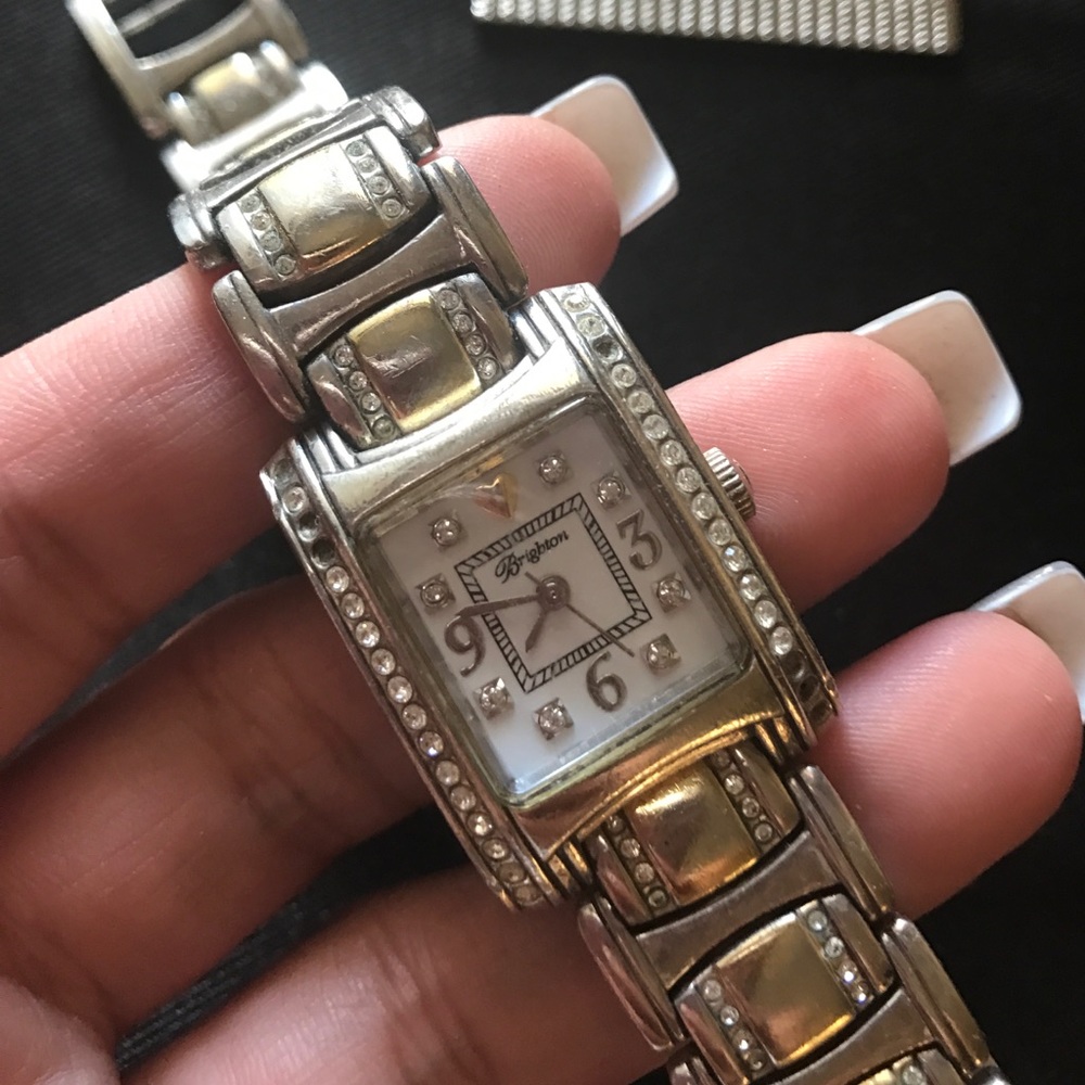 Brighton watch silver and gold tone
