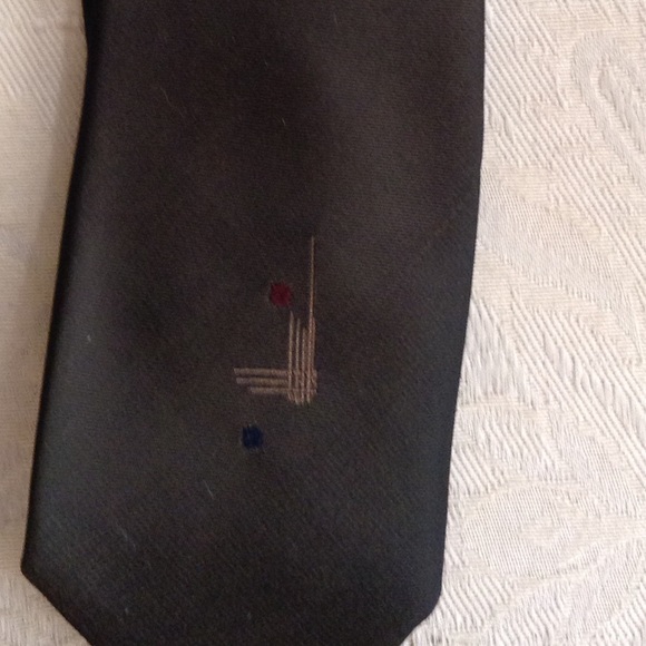 DIOR Black Silk Tie - Picture 2 of 4