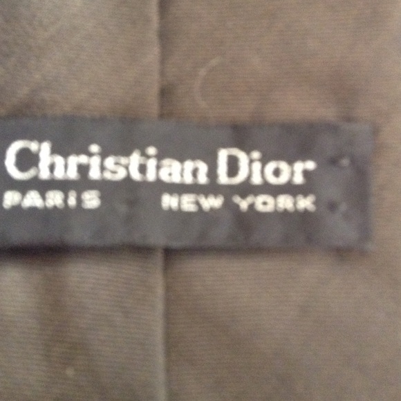 DIOR Black Silk Tie - Picture 3 of 4