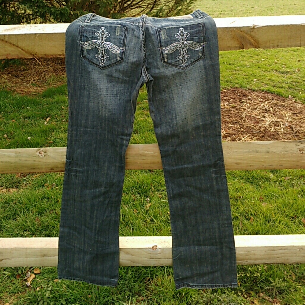 Ladies Petrol Jeans