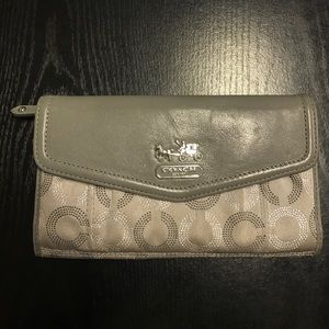 Coach Silver Wallet