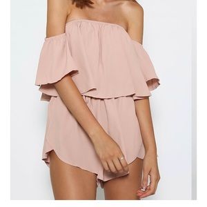 Blush romper from peppermayo.com