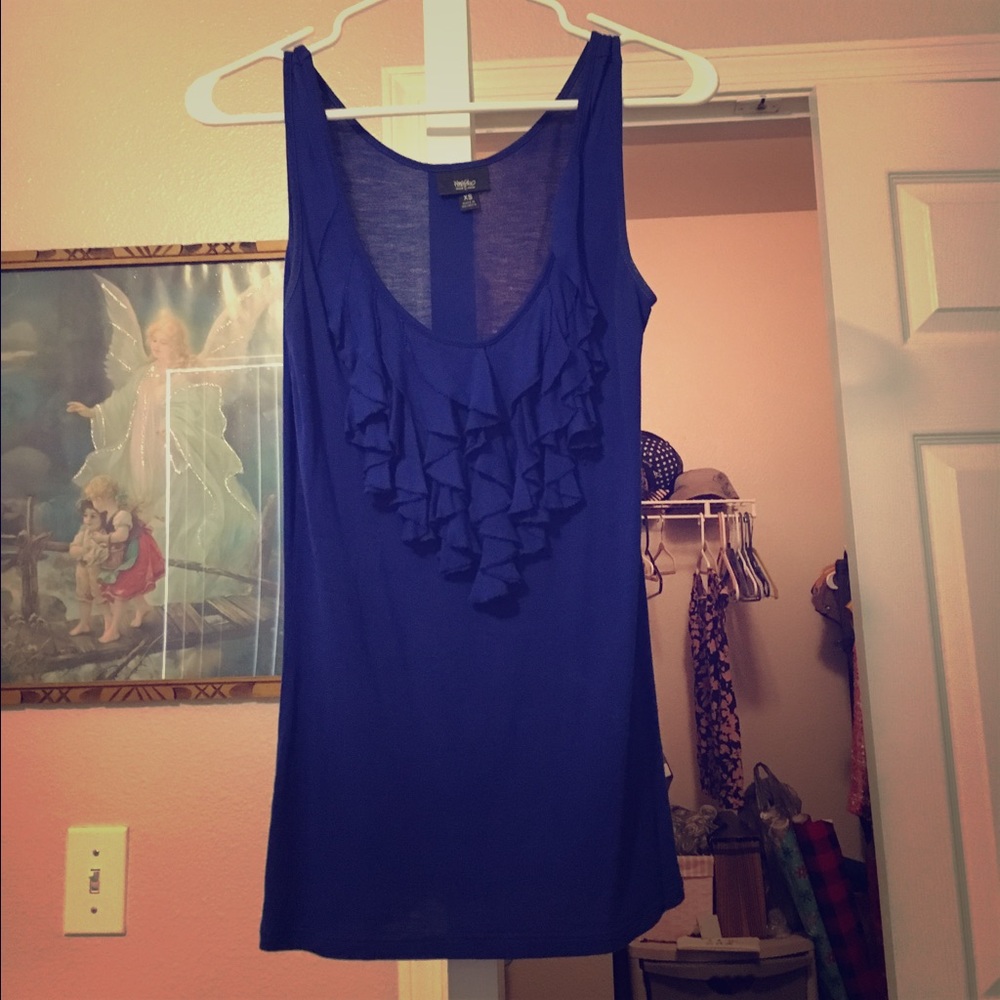 Blue tank