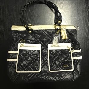 Quilted Coach Snowball Purse