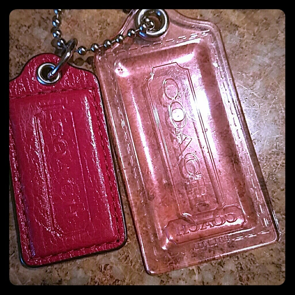 Coach fob in pink