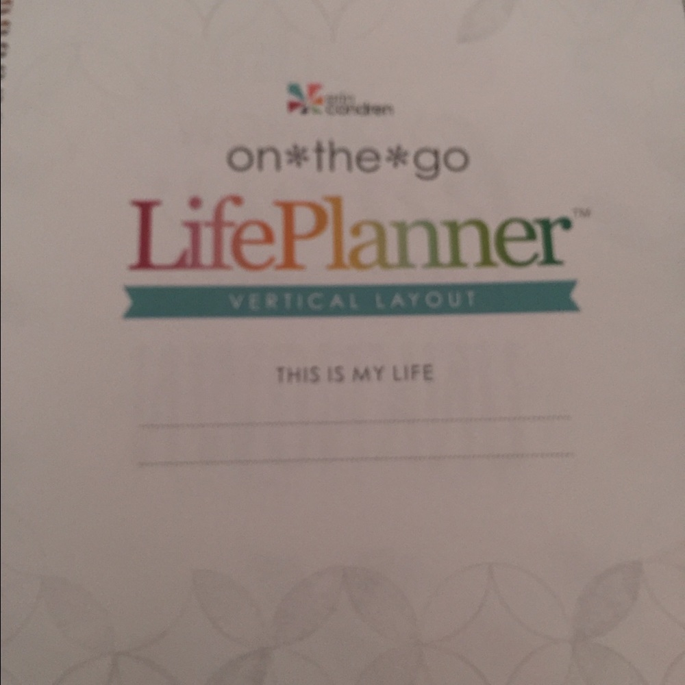 Erin Condren 2017 Life Planner