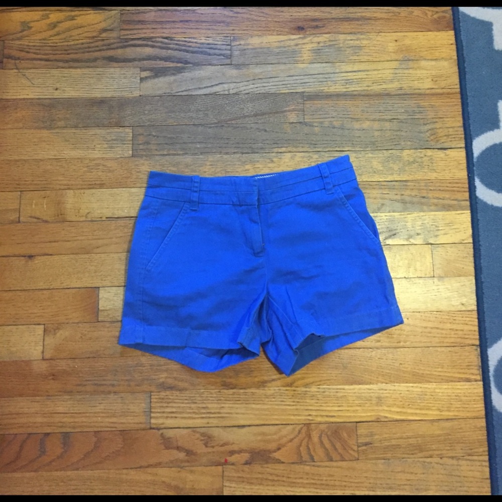 J. Crew Blue Chino Shorts