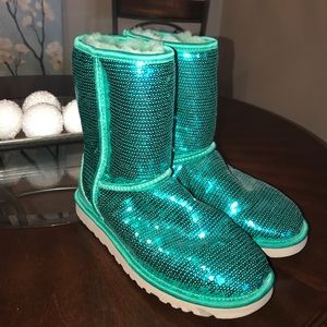 Greenish/Blue Sequin Uggs