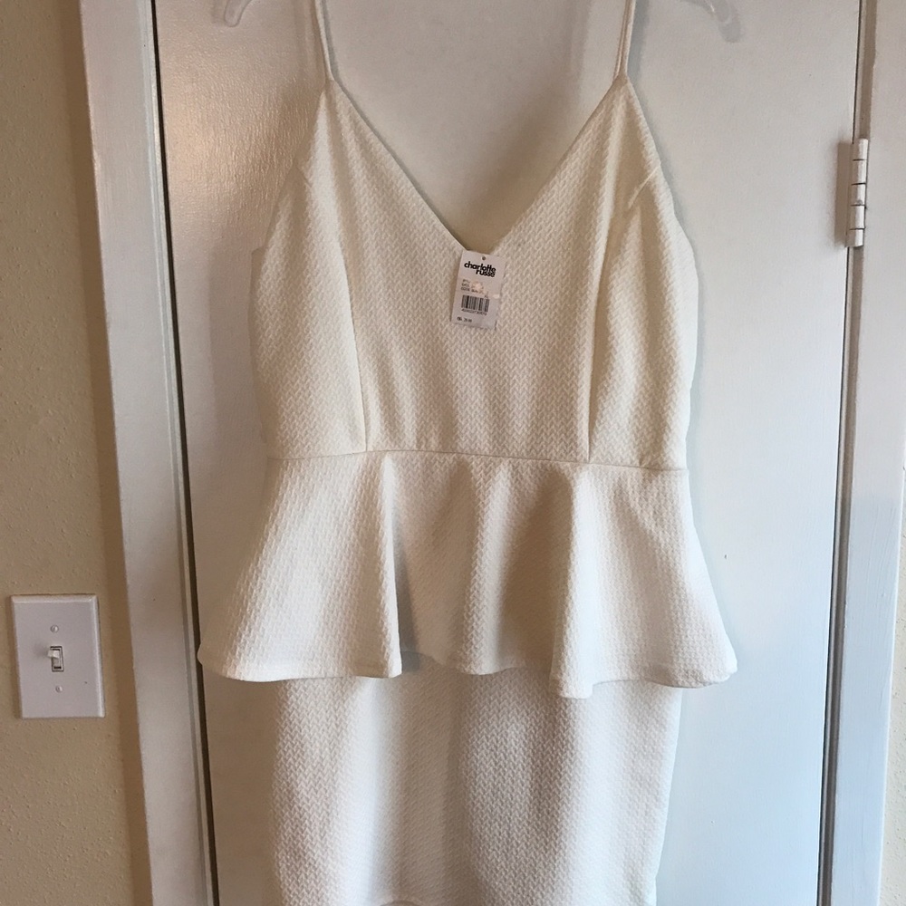 Charlotte Russe- Cream Dress- XL