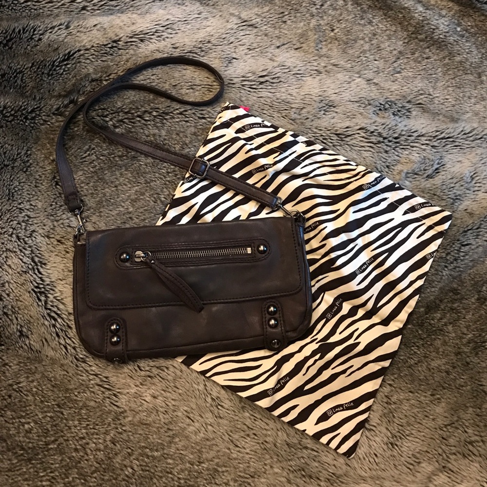 Brown Linea Pelle Shoulder Bag/Clutch