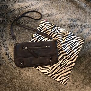Brown Linea Pelle Shoulder Bag/Clutch
