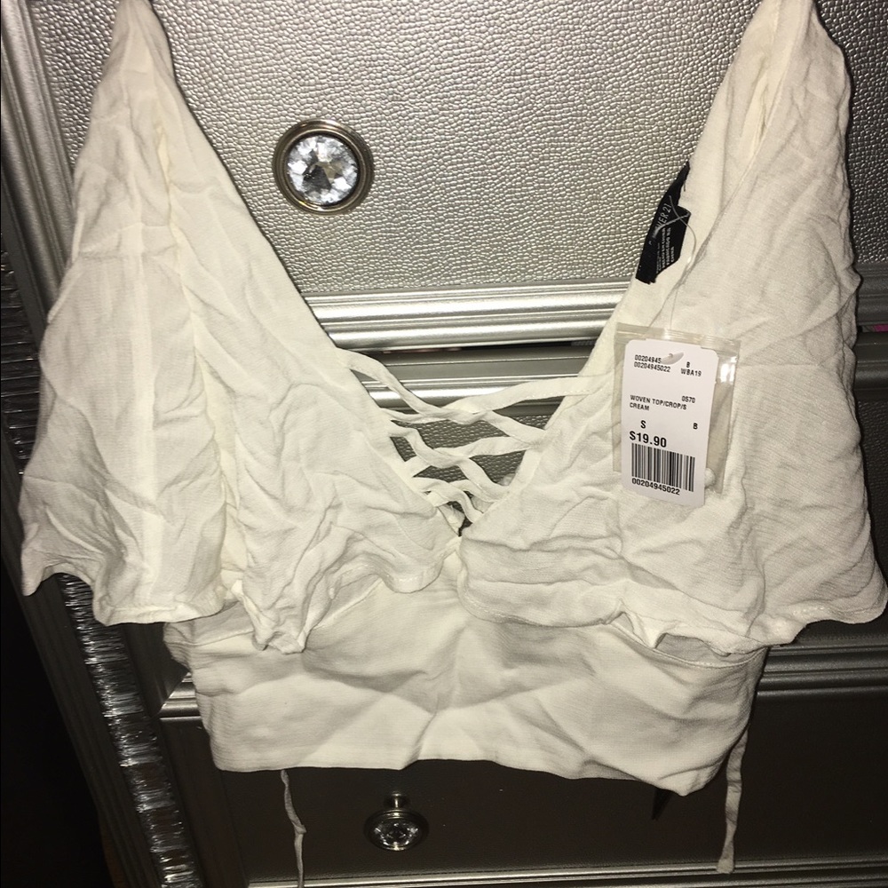 Forever 21 Crop Top Blouse