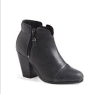 Rag & Bone Margot Black Leather Booties