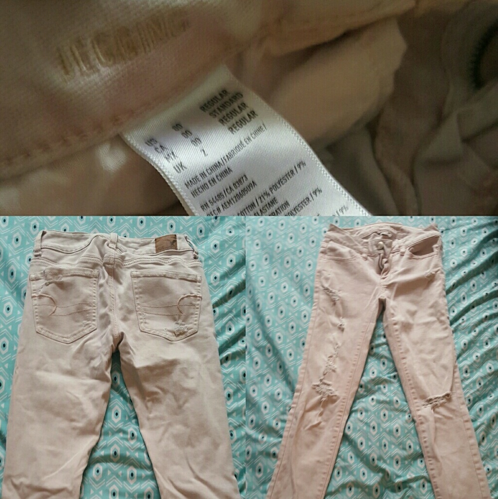 AE Distressed Jeggings