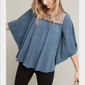 NWT Anthro Josephine Embellished Blouse