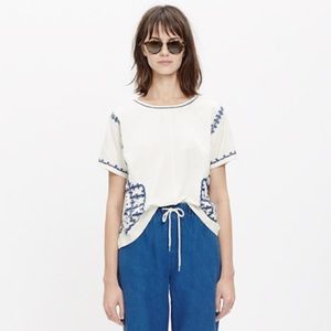 Madewell Embroidered short-sleeve tee