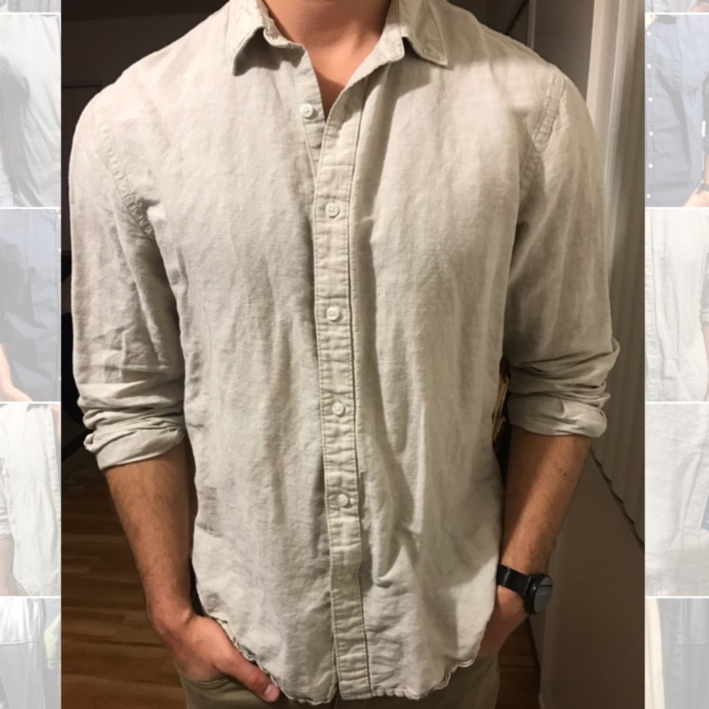 Linen Button Down