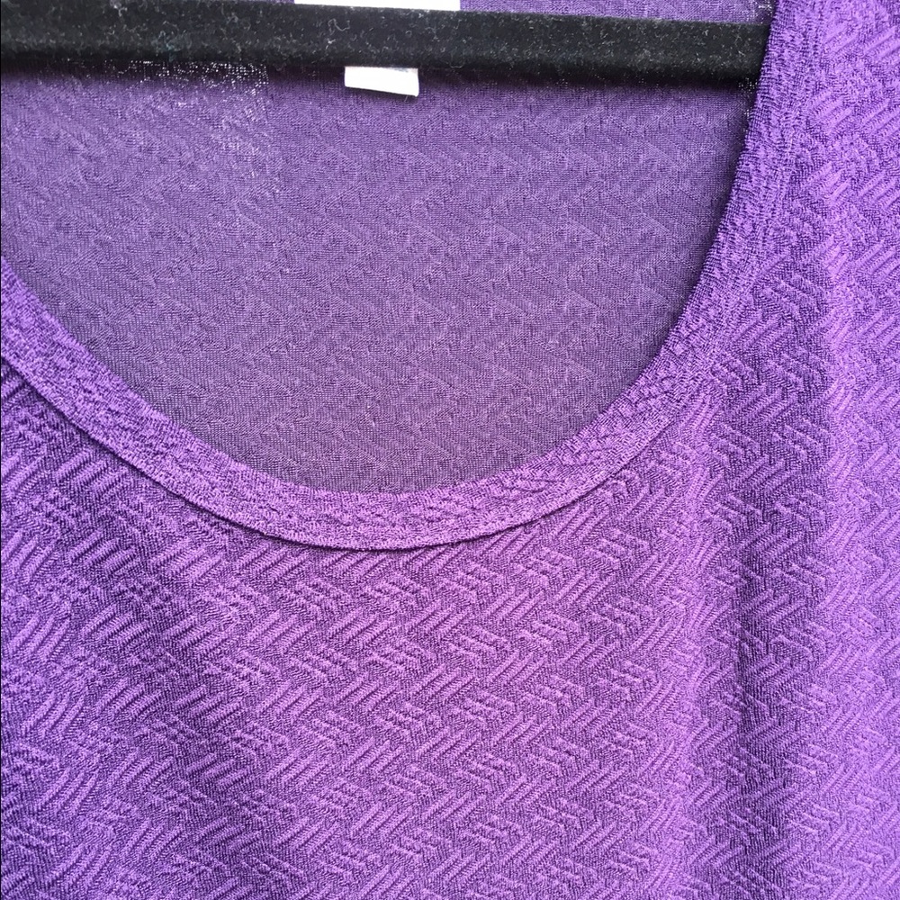 Solid Purple LuLaRoe Nicole XL NWT!
