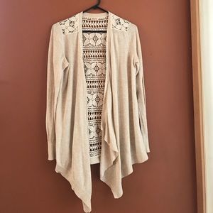 Mossimo Lace Cardigan