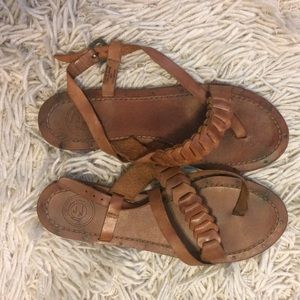 Tan Leather Zara Sandals