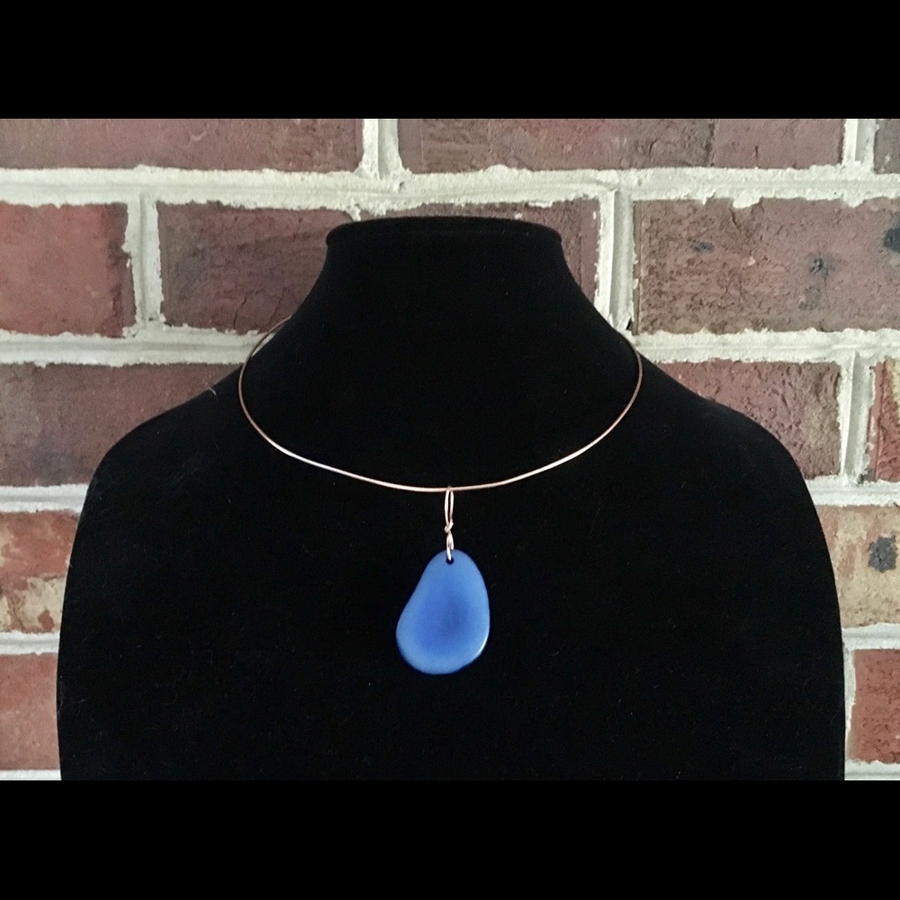 Gorgeous 💐Organic Ivory with Copper Choker, NWT!