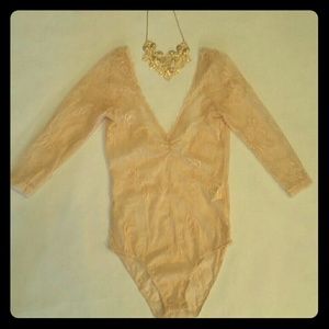 Marciano Nude lace body suit