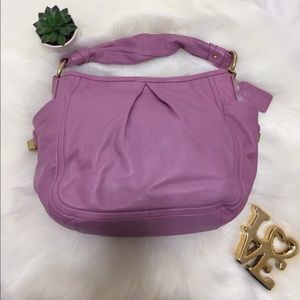 Coach Parker Leather Hobo Shoulder Bag