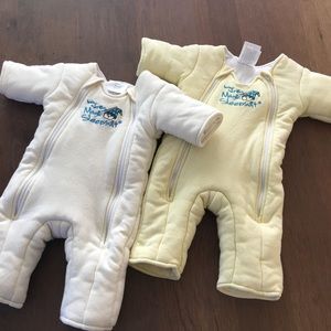 Set of 2 Baby Merlin's Magic Sleepsuits sz Small