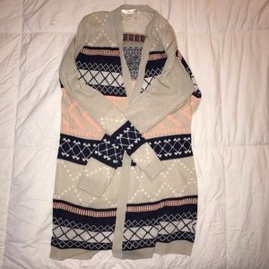 Multi-Print Cardigan